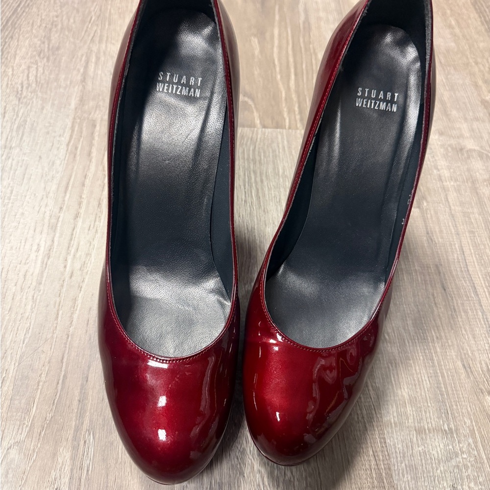 Stuart Weitzman Burgundy Heels